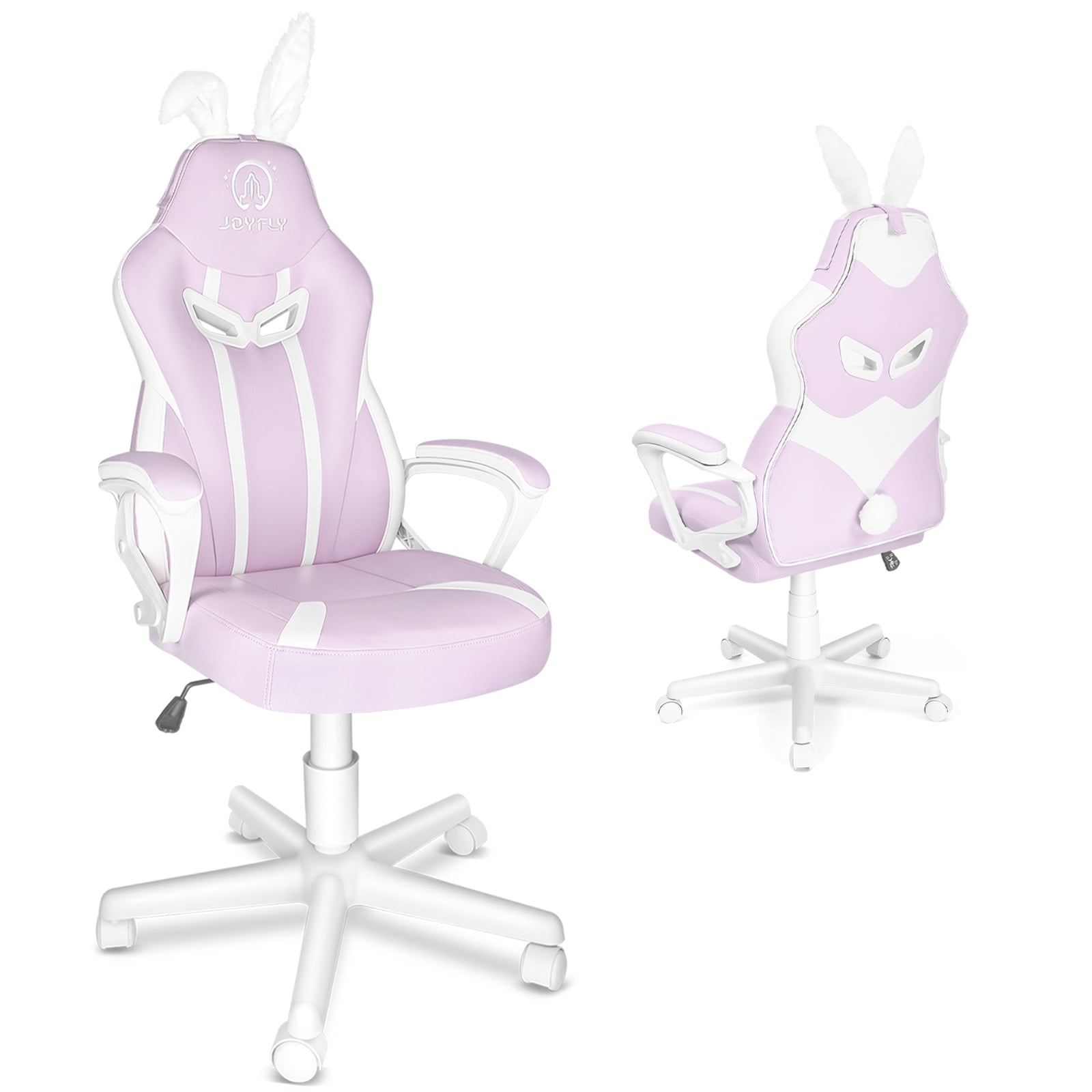 JOYFLY Ergonomic Gaming Chair Gaming Chair Office Chair PU Leather, 250lbs Load, Purple