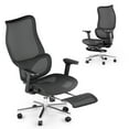 thumbnail image 1 of JOYFLY Ergonomic Office Chair Gaming Office Chair Big Seat with Leg Rest Footrest, 450lb, Black, 1 of 8