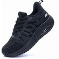 thumbnail image 1 of JOYFON Arch Support Womens Walking Shoes Orthotic Athletic Sneakers for Plantar Fasciitis Foot Pain Relief Tennis Shoes SolidBlack Size 11, 1 of 7