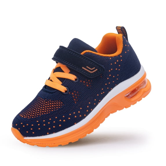 JOYFON Kids Shoes for Boys Girls Children Tennis Sports Athletic School Running Sneakers OrangeBlue Little Kids Size 11.5