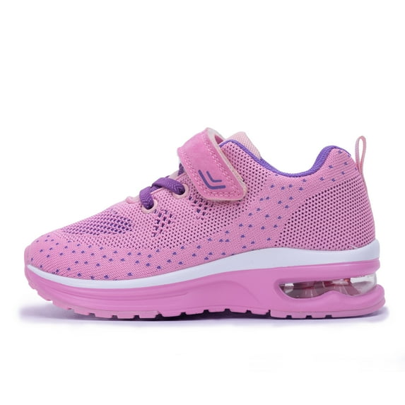 JOYFON Kids Shoes for Boys Girls Children Tennis Sports Athletic School Running Sneakers Pink Little Kids Size 13.5