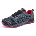 thumbnail image 1 of JOYFON Mens Running Shoes Air Cushioned Athletic Sneakers Non Slip Tennis Shoes for Sport Gym Jogging BlackRed Size 11, 1 of 7