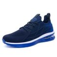 thumbnail image 1 of JOYFON Mens Running Shoes Air Cushioned Athletic Sneakers Non Slip Tennis Shoes for Sport Gym Jogging DeepBlue Size 8, 1 of 7