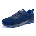 thumbnail image 1 of JOYFON Mens Running Shoes Air Cushioned Athletic Sneakers Non Slip Tennis Shoes for Sport Gym Jogging RoseBlue Size 10.5, 1 of 7