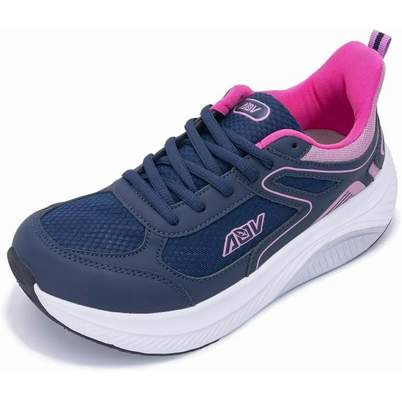 JOYFON Wide Toe Box Shoes Women Arch Support Walking Shoes for Plantar Fasciitis Wide Width Orthotic Tennis Sneakers for Plantar Fasciitis Foot Pain Relief US 6-11