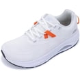 thumbnail image 1 of JOYFON Wide Toe Box Walking Shoes Women Arch Support Orthotic Running Sneakers Plantar Fasciitis Tennis Athletic Shoes White Size 10.5, 1 of 6