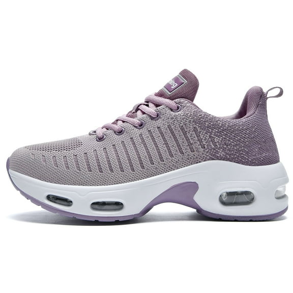 JOYFON Women Running Shoes Tennis Athletic Sneakers Cushioned Non Slip Lightweight Walking Shoes Purple Size 10