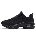 thumbnail image 1 of JOYFON Women Running Shoes Tennis Athletic Sneakers Cushioned Non Slip Lightweight Walking Shoes SolidBlack Size 10, 1 of 6