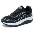 thumbnail image 1 of JOYFON Womens Walking Shoes with Arch Support Orthotic Plantar Fasciitis Foot Pain Relief Sneakers Tennis Shoes BlackWhite Size 9.5, 1 of 5