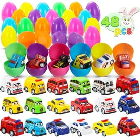 JOYFY 24 Packs Easter Eggs with Toys,Easter Eggs with Toys Fillers for Toddlers,Easter Egg Hunt Easter Basket Stuffers for Kids