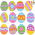 thumbnail image 1 of Joyfy 24Pcs Easter Egg Craft Kit for Kids,Egg Foam Magnets DIY Easter Arts and Crafts for Easter Art Activites Home School Easter Decoration, 1 of 8