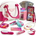 thumbnail image 1 of JOYFY 27PCS Play Purse Set, Pretend Play Purse Set for Little Girls with Handbags, Makeup, Phone, Wallet, Jewelry, Lipstick & Keys - Ideal Christmas Birthday Gifts for Toddlers Kids, 1 of 9