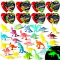 thumbnail image 1 of JOYFY 28 Packs Valentines Day Cards with Glow in dark Dinosaur Toys and Heart Shells for Valentine Kids Party Favor, Classroom Exchange Prizes, Valentine’s Greeting Cards, 1 of 9