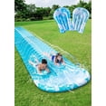 thumbnail image 1 of Joyfy 32.5ft Extra Long Water Slide and 2 Inflatable Boards, Heavy Duty Lawn Water Slides 2 Waterslide Slip with Sprinkler for Kids Adults, 1 of 10
