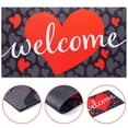 thumbnail image 1 of JOYFY Valentines Doormat Welcome Mat Welcome Hearts, Non-Slip Rubber Door Mat, Decorative Doorway Carpet, Washable Entrance Doormat for Valentine's Day Home Decor Indoor/Outdoor Decorations, 1 of 8
