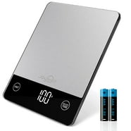 Food Kitchen Scale, Weight Grams and Oz, LED Backlit Display, Stainless ...