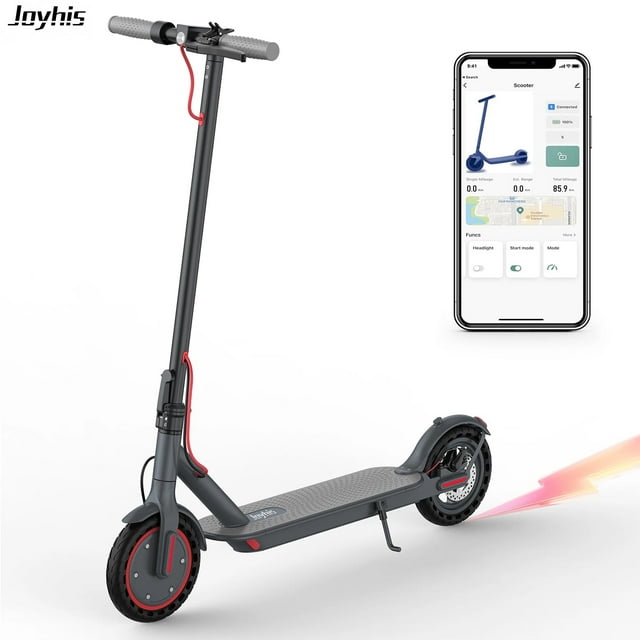 JOYHIS J078 Electric Scooter for Adults, 350W Motor, 19mph Speed, 8.5" Solid Tires, Max 21 Miles Range, Foldable Commuter E-Scooter