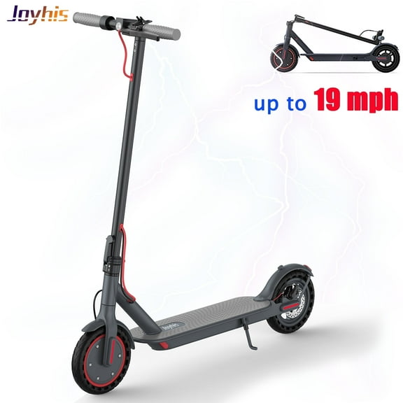 JOYHIS J078 Folding Electric Scooter for Adults, 350W, 19mph, 8.5" Solid Tires, 21-Mile Range for Easy Commuting