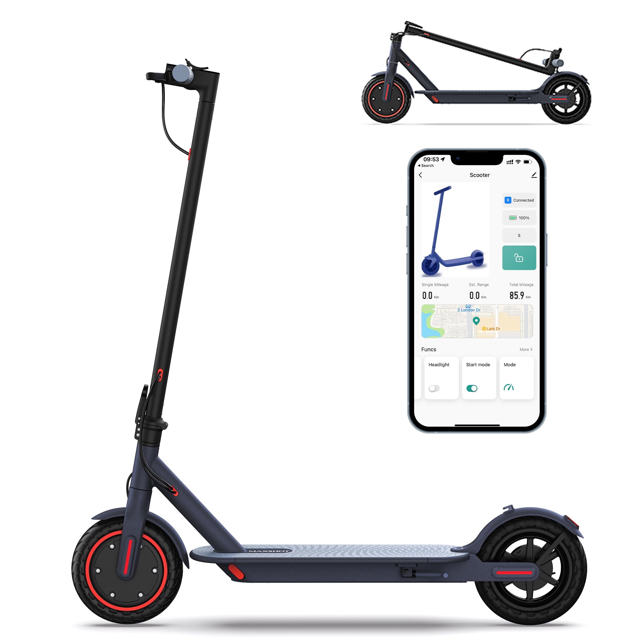 JOYHIS Maxshot Electric Scooter 8.5'' Ti