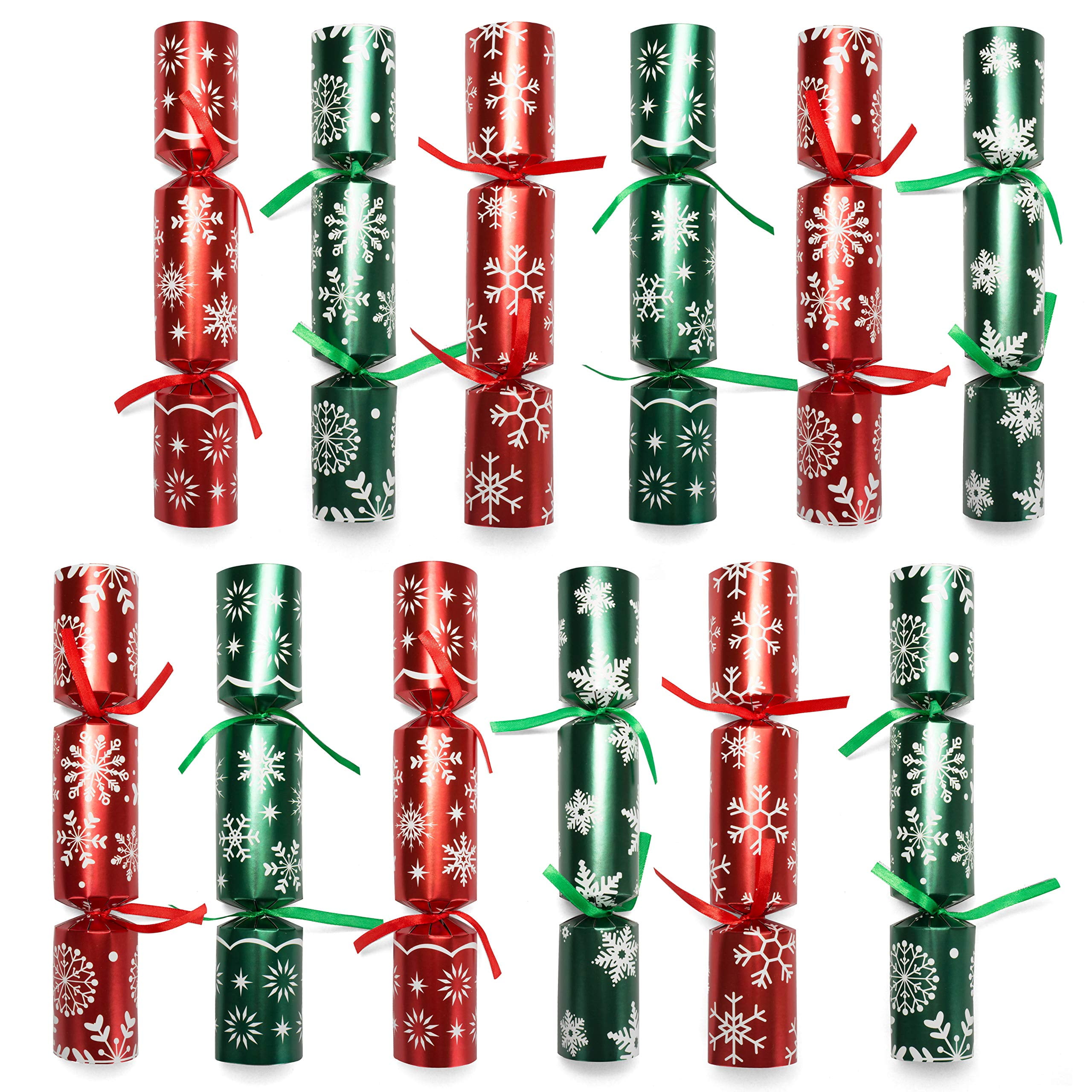 JOYIN 10 Christmas Party Table Favor 12 Pack With Red Green   JOYIN 10 Christmas Party Table Favor 12 Pack Red Green Snowflake Design No Snap Hat Joke Little Gift Inside Xmas Gift Seasonal Holiday Dinner Traditi D157c497 3379 4bdf 8f1c 7ca56b8c9956.e6594f14834b9769bfa340a6b54280d4 