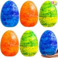 thumbnail image 1 of JOYIN 12 Pcs 6" Upgrade Jumbo Easter Eggs, Marble Large Easter Eggs, Giant&nbsp;Eggs&nbsp;Plastic&nbsp;Fillable Empty Easter Eggs Hunt Basket Stuffers for Kids Party Favors Classroom Prizes, 1 of 8