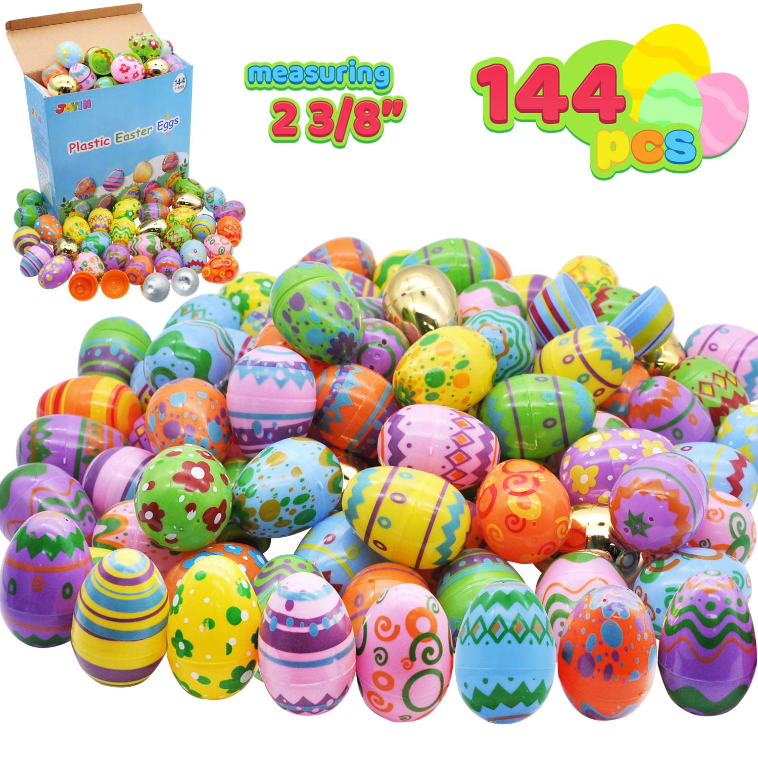 https://i5.walmartimages.com/seo/JOYIN-144-Pcs-Plastic-Printed-Bright-Easter-Eggs-Plus-Golden-2-3-8-Tall-Hunt-Basket-Stuffers-Fillers-Classroom-Prize-Supplies-Filling-Treats-Party-Fa_be9fd9dd-86a0-4302-a0b4-1afe4a3a5dfd.ef47d79fd28c6f96de45f229093a8111.jpeg