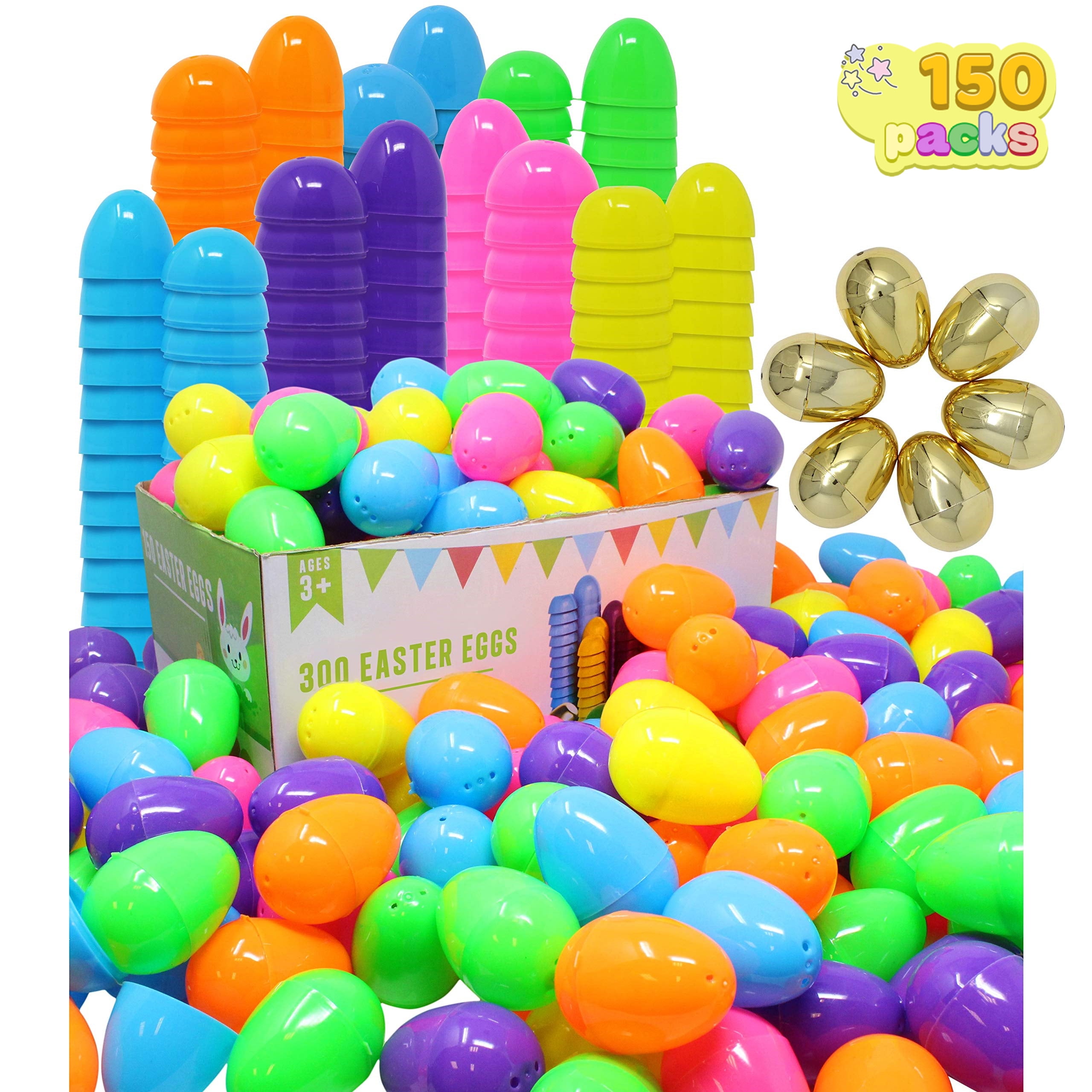 124 Pcs Easter Egg Fillers for Kids Gifts for Boys Toys Age 4-8 Small Gifts for Kids Toys Valentine Easter Party Favors Easter Basket Stuffers