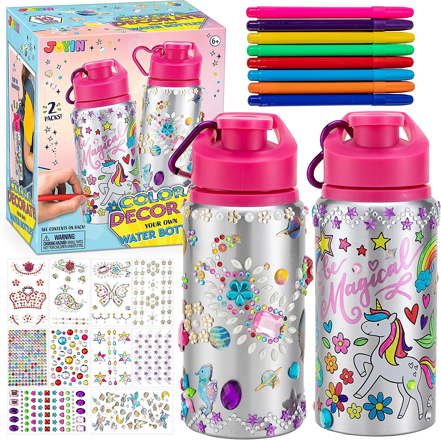 https://i5.walmartimages.com/seo/JOYIN-2-Pcs-Decorate-Color-Your-Own-Water-Bottles-10-Sheets-Adhesive-Gem-Stickers-Unicorn-Stickers-8-Pens-Girls-DIY-Art-Craft-Kits_9471d867-728a-4926-8ca4-5220cfece0f8.6ecd7be03176ab21a78703fd7cfa998a.jpeg