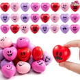 JOYIN 24 PCS Valentines Heart Shaped Stress Balls for Kids Bulk