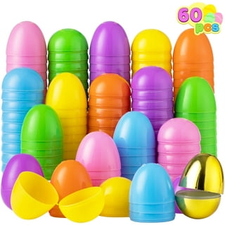 Multi Colored Easter Plastic Buckets with Handles, 6 Pcs - JOYIN