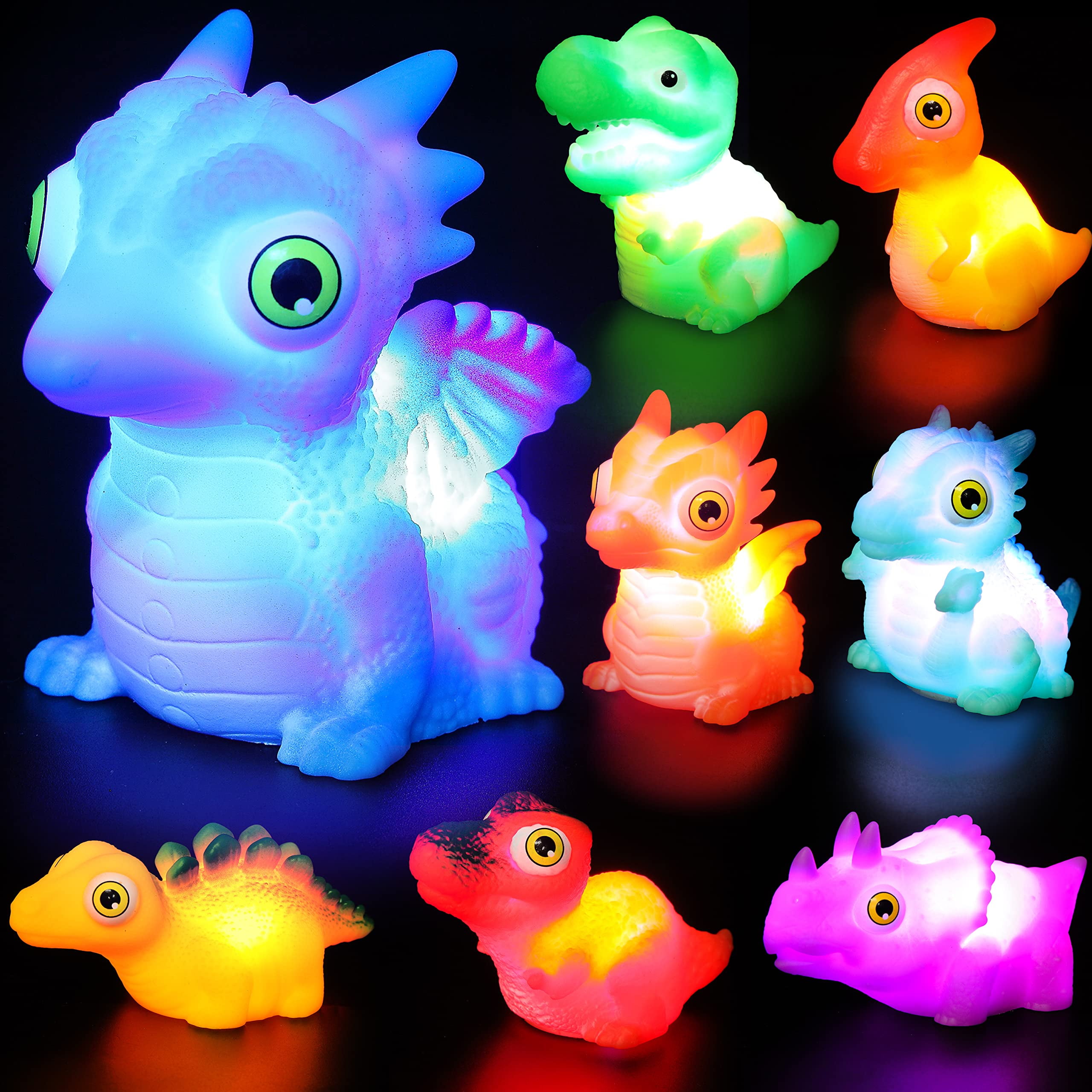 Baby Products Online - 6 pcs dinosaur bath toys for toddlers 1-3 2-4,  dinosaur bath toys, baby pool floating toy - Kideno