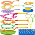thumbnail image 1 of JOYIN Big Bubble Wands Set 12pcs with Concentrated Bubble Solution 21" Giant Bubble Wands with Tray Bulk for Kids, Summer, Easter Party Favors, Indoor and Outdoor Play, 1 of 8