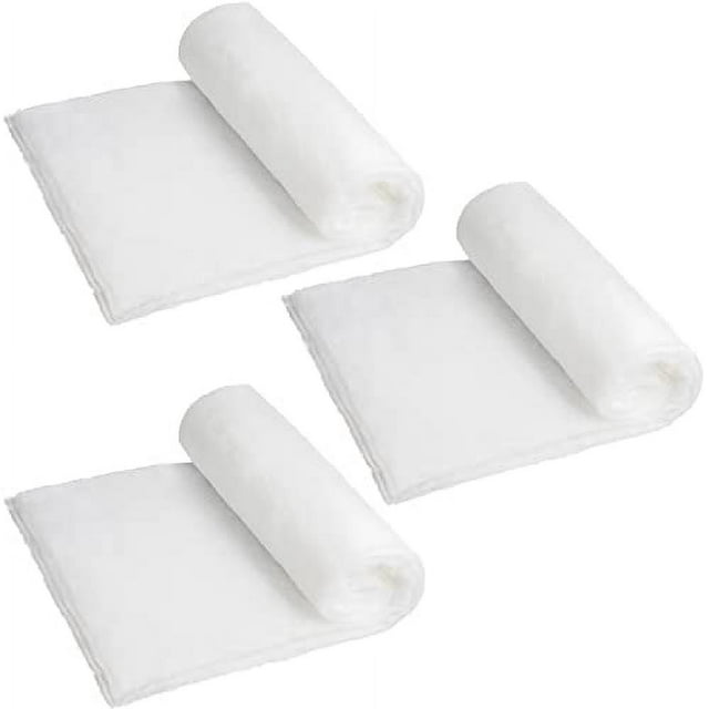 JOYIN Christmas Snow Blankets Roll (3 Pack), 15 in x 10Ft Soft Thick