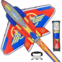 JOYIN DIY Kite with 8 Watercolor Pens and Kite String, Kids Kite Making Craft Kit, Color Your Own Kite, Decorating Kite, Large Beach Kite Easy to Fly Kite for Outdoor Activities