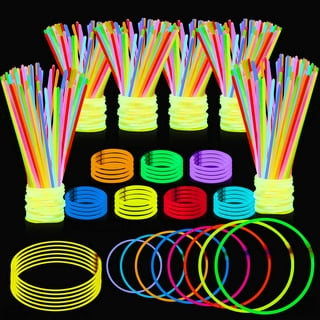 LED Light Sticks Glow Sticks Bulk ,100 Pack 18 inch Multi Color Foam Baton  Foam Glow Sticks with 3 Modes Glow Sticks Party Pack for Kids, Raves,  Birthday, Wedding 