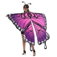 thumbnail image 1 of JOYIN Halloween Butterfly Wing Costume for Women, Butterfly Wing Cape Shawl with Lace Mask and Black Velvet Antenna Headband for Adult Halloween Party Dress up, 1 of 8