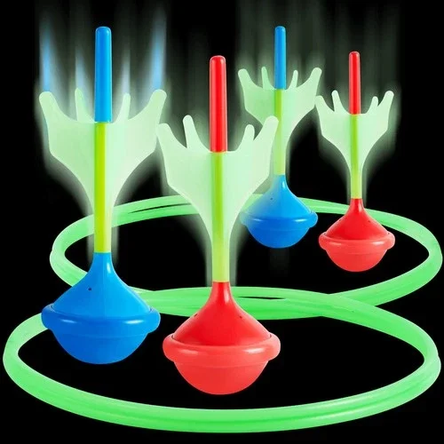 JOYIN Lawn Darts Game Set for Kids and Adults - Glow in The Dark Outdoor Lawn