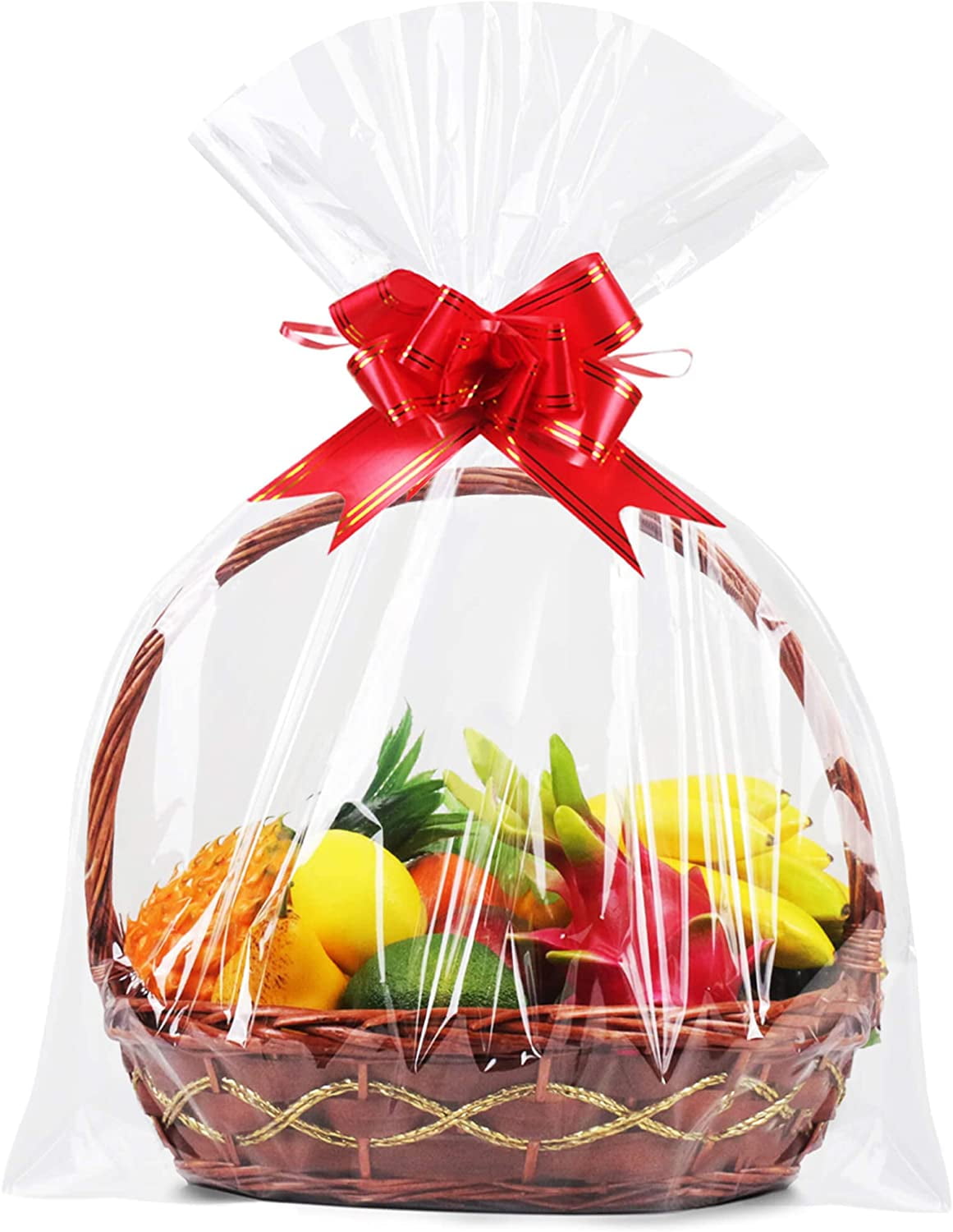 Celebrate Next® 10pack Clear Cello/cellophane Bags Gift Basket