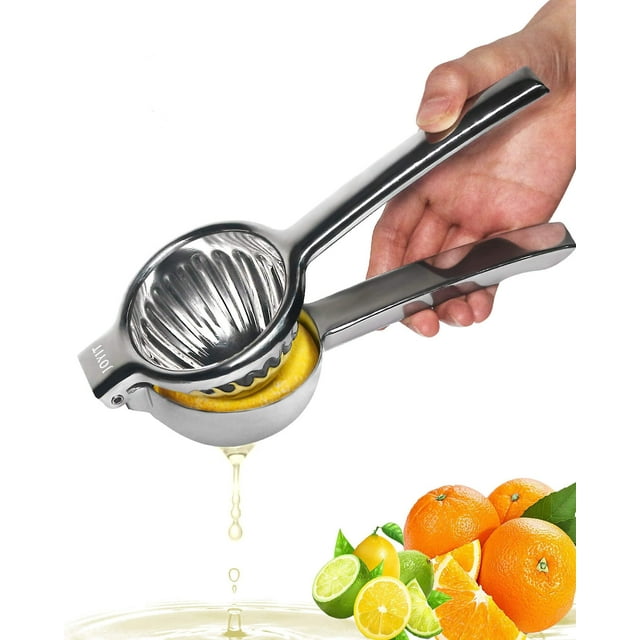 JOYIT Extra Large Lemon Squeezer, Stainless Steel Lime Squeezer