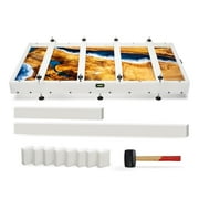 Extra Large Epoxy Resin Mold 72x36x3 Inches JOYKISS, Adjustable Fastening and Leveling, Heavy Duty Reusable Resin Mold for River Tables, Coffee Tables, Trays, Cutting Boards, DIY Resin Art Etc.