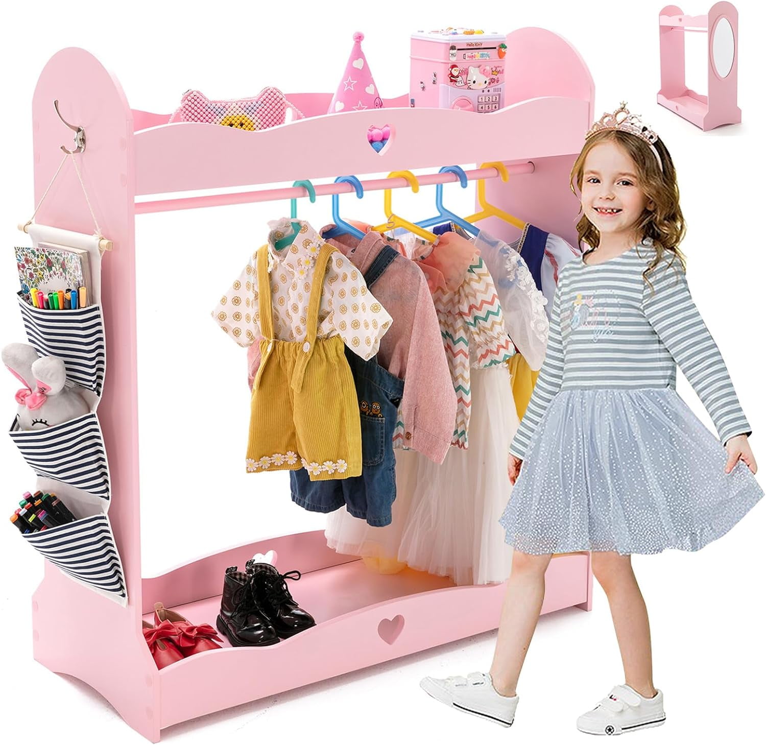 shoe rack princess dress up rail