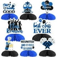 thumbnail image 1 of JOYMEMO 8Pcs Class Reunion Honeycomb Centerpieces Decorations Blue - Best Class Ever Table Topper, Double Sided Welcome Back Table Decor for High School Reunion 20th 30th 40th 50th, 1 of 6