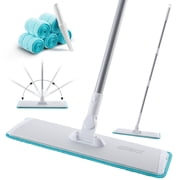 JOYMOOP 18 Inch Dust Mop for Hardwood Floors, Heavy Duty Industrial Wet Dry Mops with Telescopic Handle, Includes 5 Microfiber Mop Pads