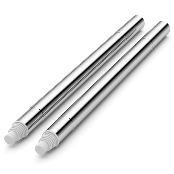 JOYMOOP Mop Handle Extension Rods, for Extending Flat Mop, Adjustable Steel Mop Handle Rods, 2 Pack