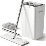 JOYMOOP Mop and Bucket Set with Wringer, Flat Microfiber Mop, 60-inch ...