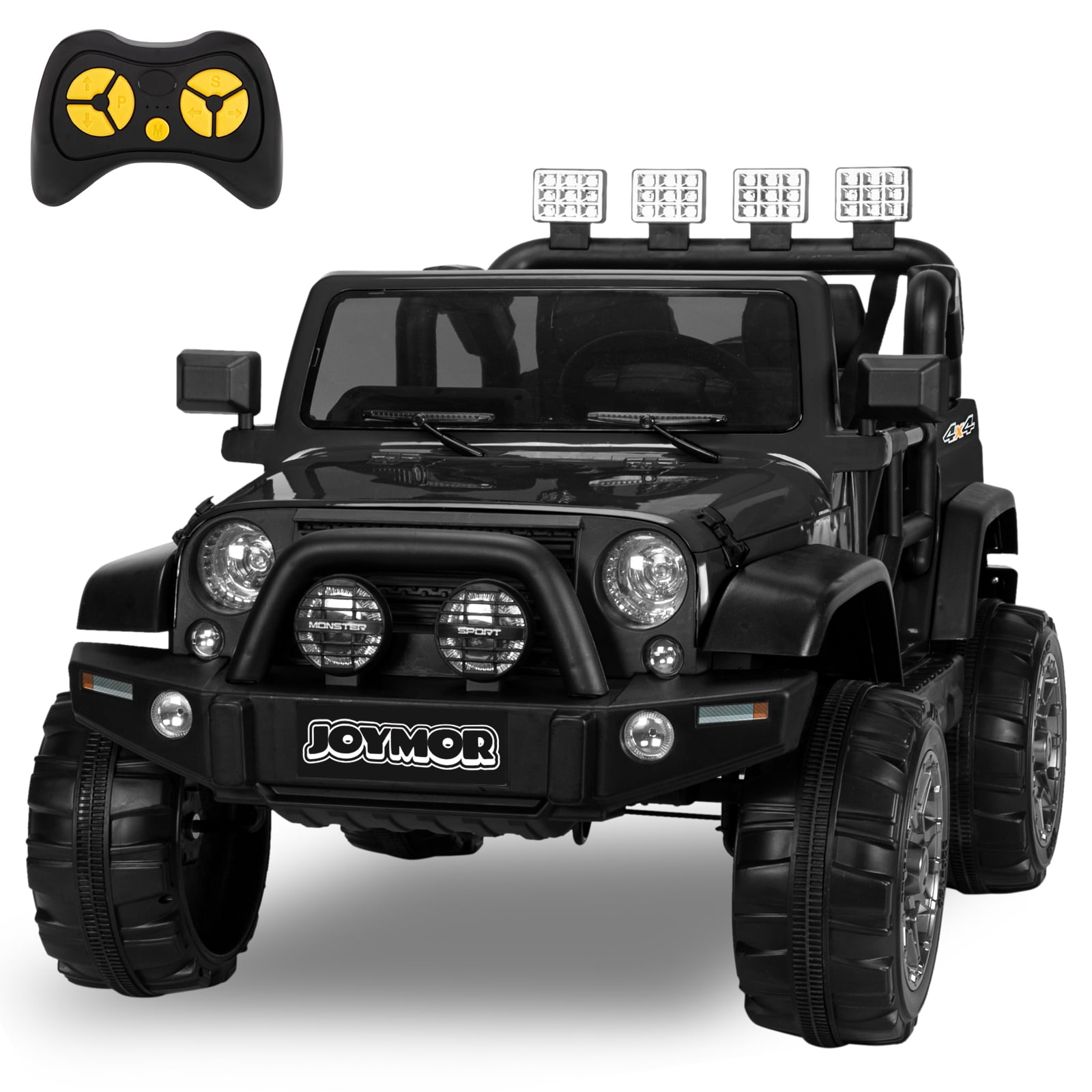 JOYMOR Kids 2Seater RideOn Car, 12V Electric Vehicle with Remote