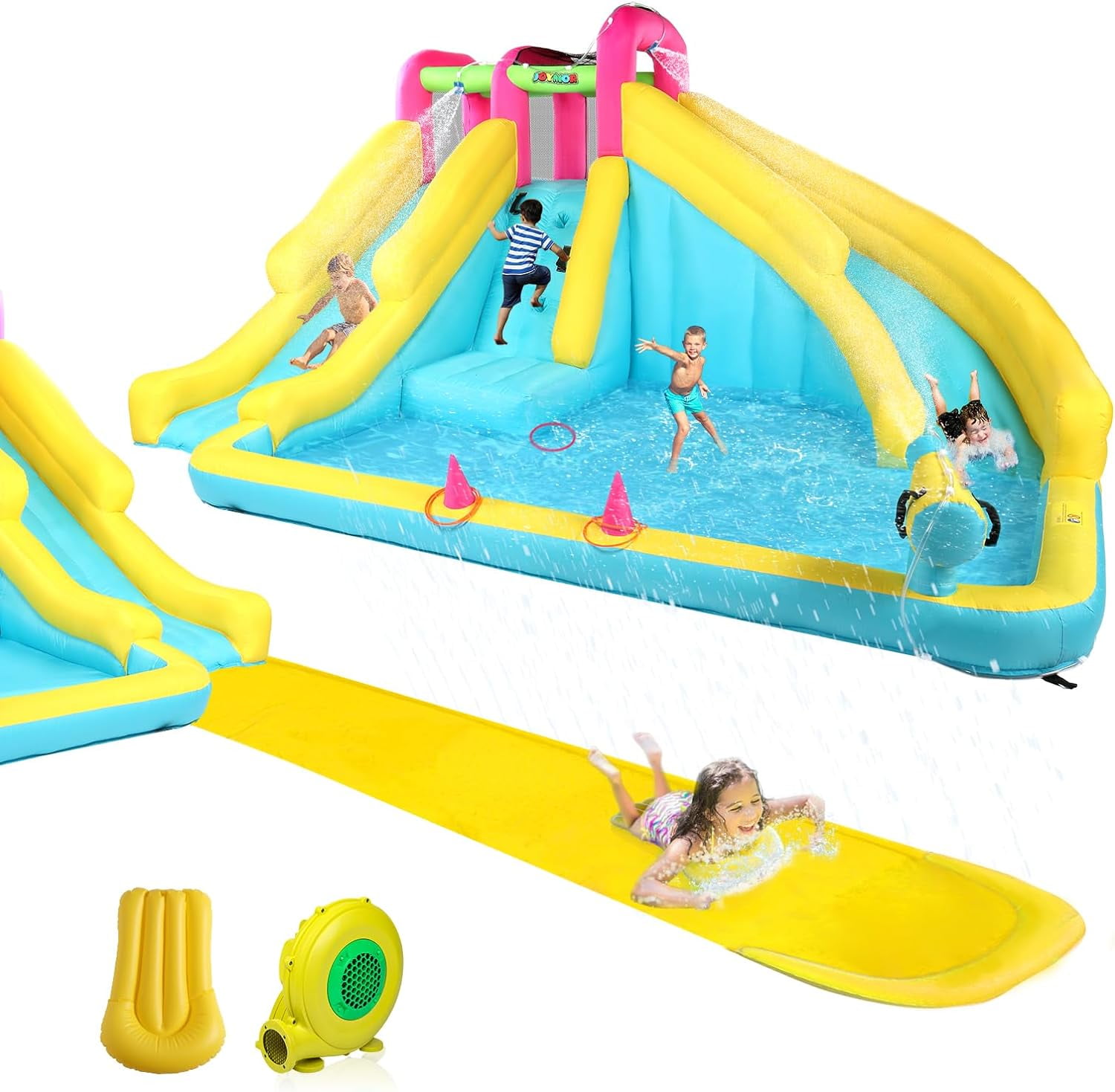 JOYMOR 20FT Inflatable Water Slide with Pool