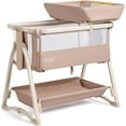 thumbnail image 1 of JOYMOR 5 in 1 Bedside Bassinet with Changing Table, 7 Height Adjustable, Convert to Rocking Mode for Newborn, 1 of 9