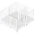JOYMOR 8in1 Convertible Crib with 2" Mattress, AllStages