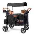 JOYMOR Quad Pro Stroller Wagon for 4 Infants, Bus Seating, Double Side